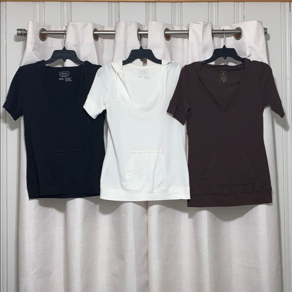 Set of 3 hooded tees